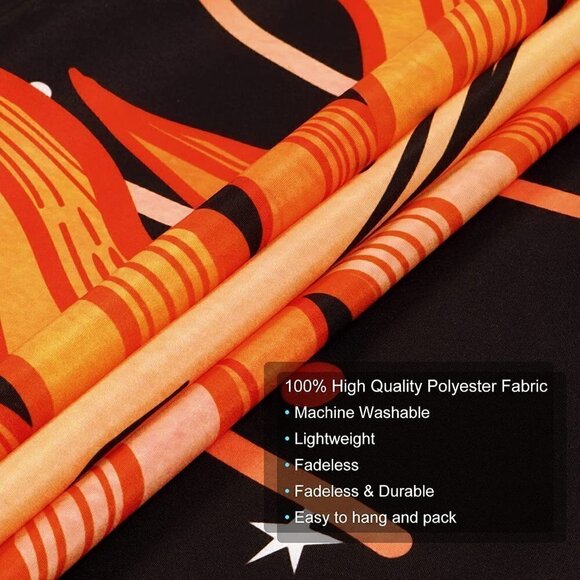 𝅺PSYCHEDELIC Sun Stars Garden Flower Tapestry Mandala Living Room Bedroom Dorm - Picture 5 of 7